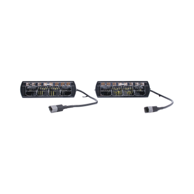 Luz LED de trabajo DOT, 12-24 V, con arnés de 10'