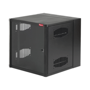 Gabinete AccessPlus de Montaje en Pared de 19in, Rieles Numerados y Roscados #10-32, Puerta con Ventana de Seguridad, 600 mm de Ancho, 637 mm de Profundidad, 19 UR, Color Negro Gabinete AccessPlus de Montaje en Pared de 19in, Rieles Numerados y Roscados #10-32, Puerta con Ventana de Seguridad, 600 mm de Ancho, 637 mm de Profundidad, 19 UR, Color Negro