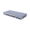 Switch PoE Administrable de 8 puertos Gigabit 802.3 af de 61.6 W y Controlador para 50 Puntos de Acceso Serie Neutron/EnTurbo.
