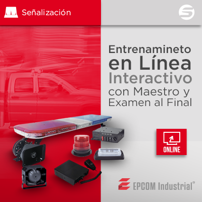 Curso Comercial de Señalización Audiovisual Para la distintas Soluciones Vehiculares que hay en el mercado en la marca Epcom Industrial Curso Comercial de Señalización Audiovisual Para la distintas Soluciones Vehiculares que hay en el mercado en la marca Epcom Industrial