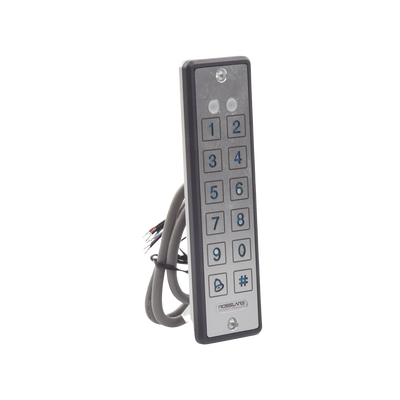 Lector ultra delgado de proximidad con teclado, capacidad de lectura de tarjetas ROSSLARE y HID, 125 Khz