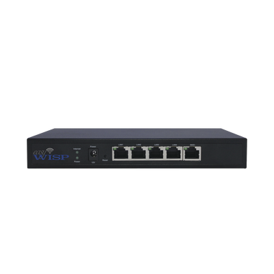 Administrador (CRM) de red WISP, controla, bloquea a los usuarios, 4 puertos LAN 10/100 Mbps, 1 puerto WAN 10/100, administración en la nube