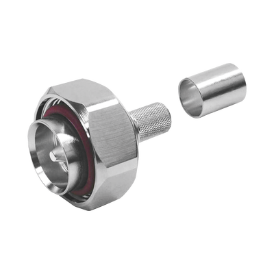 Conector DIN 7-16 Macho Plegable con Pin Cautivo para cables Tipo RG-8/U