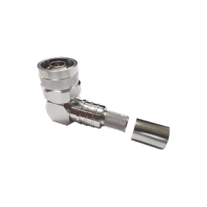 Conector N Macho Angulo Recto, Plegable Hex. con Pin Cautivo para cables Tipo RG8