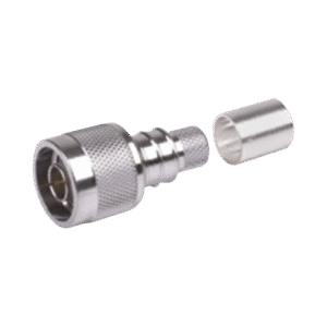 Conector N Macho Plegable con Pin Cautivo para cables Tipo RG8