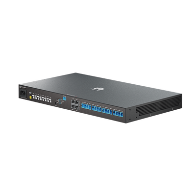HUAWEI MiniFTTO - Gateway Óptico / 4 puertos GE (WAN/LAN) + 1 puerto XGPON (SC/UPC) + 8 puertos PoF (XC/UPC) + 16 puertos GPON(SC/UPC) / VPN / VLANs / Wi-Fi Roaming / Firewall / Administración Nube