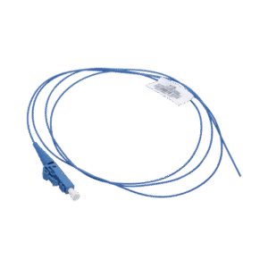 Pigtail de Fibra Óptica LC Simplex, Monomodo OS2 9/125, 900um, Color Azul, 2 Metros