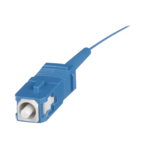 Pigtail de Fibra Óptica SC Simplex, Monomodo OS2 9/125, 900um, Color Azul, 2 Metros