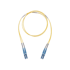 Jumper de Fibra Optica Monomodo 9/125 OS2, LC-LC Duplex, LSZH, Color Amarillo, 10 Metros