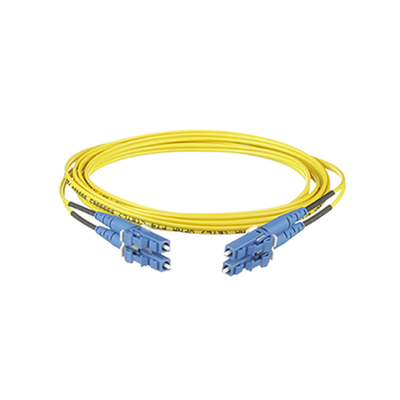Jumper de Fibra Optica Monomodo 9/125 OS2, LC-LC Duplex, OFNR (Riser), Color Amarillo, 6 Metros Jumper de Fibra Optica Monomodo 9/125 OS2, LC-LC Duplex, OFNR (Riser), Color Amarillo, 6 Metros