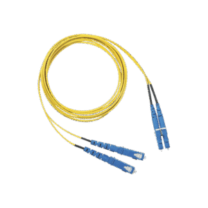 Jumper de Fibra Optica Monomodo 9/125 OS2, LC-SC Duplex, OFNR (Riser), Color Amarillo, 10 Metros