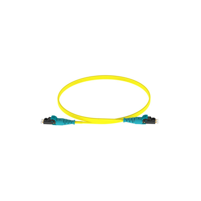 Jumper de Fibra Optica Monomodo 9/125 OS2, LC-LC Duplex Push Pull, OFNR (Riser), Color Amarillo, 3 Metros Jumper de Fibra Optica Monomodo 9/125 OS2, LC-LC Duplex Push Pull, OFNR (Riser), Color Amarillo, 3 Metros