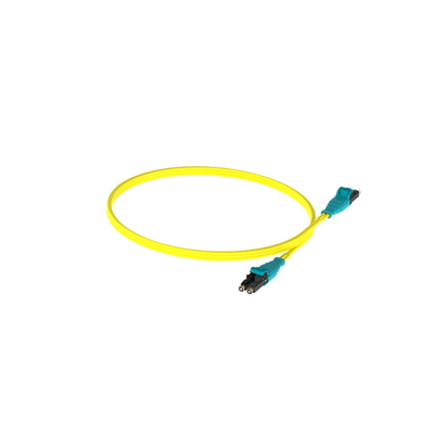 Jumper de Fibra Optica Monomodo 9/125 OS2, LC-LC Duplex Push Pull, OFNR (Riser), Color Amarillo, 3 Metros Jumper de Fibra Optica Monomodo 9/125 OS2, LC-LC Duplex Push Pull, OFNR (Riser), Color Amarillo, 3 Metros