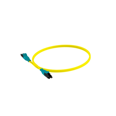 Jumper de Fibra Optica Monomodo 9/125 OS2, LC-LC Duplex Push Pull, OFNR (Riser), Color Amarillo, 3 Metros Jumper de Fibra Optica Monomodo 9/125 OS2, LC-LC Duplex Push Pull, OFNR (Riser), Color Amarillo, 3 Metros