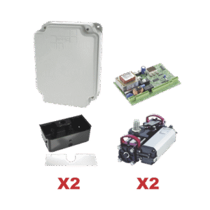 Kit de Operadores Subterraneos FAAC S800 a 115V Para Puertas Abatibles / Para Puertas de Hasta 2 Metros y 800 Kg