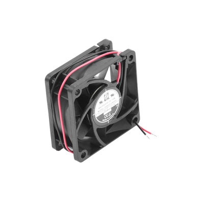 Ventilador Anticondensante Axial Cuadrado, 60x60x25 mm, 24 Vcc, 4500 RPM, 2.9 W, 0.12 A, Flujo de Aire de 25.0 CFM, Unión Sellada.