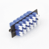 Placa Acopladora de Fibra Optica FAP, Con 12 Conectores LC Duplex (24 Fibras), Para Fibra Monomodo OS1/OS2, Color Azul