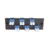 Placa Acopladora de Fibra Optica FAP, Con 6 Conectores LC Duplex (12 Fibras), Para Fibra Monomodo OS1/OS2, Color Azul