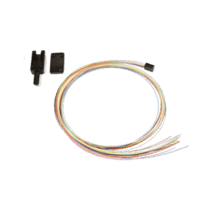 Kit Breakout de 12 fibras, para convertir fibra (Loose Tube) de 250 a 900 micras, 1 metro