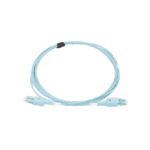Jumper de Fibra Óptica BladePatch LC-LC Duplex, Multimodo 50/125 OM4, OFNR, Color Aqua, 3 Metros