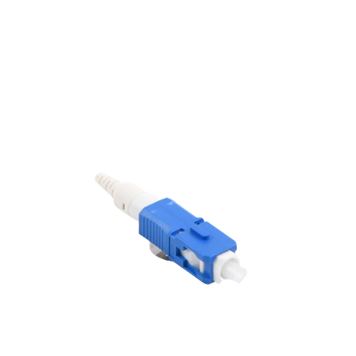 Conector de Fibra Óptica pre-pulido LightBow SC/UPC Simplex, Monomodo OS1/OS2, re-terminable, Color Azul