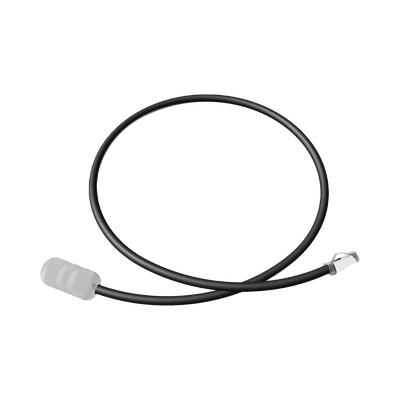 Cable de Conexión en Campo Jack a Plug RJ45 de Uso Exterior, Categoría 6A, Blindado (S/FTP), 1 Metro, Color Negro Cable de Conexión en Campo Jack a Plug RJ45 de Uso Exterior, Categoría 6A, Blindado (S/FTP), 1 Metro, Color Negro