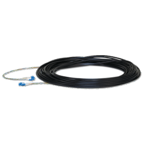FiberCable de 60 m (200ft) Monomodo (SM) con conectores LC, ideal para equipos EdgeRouter, EdgeSwitch y EdgePoint.