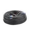 FiberCable de 90 m (300ft) Monomodo (SM) con conectores LC, ideal para equipos EdgeRouter, EdgeSwitch y EdgePoint.