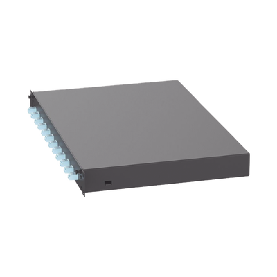 Distribuidor de Fibra Óptica, Con 12 Conectores LC Duplex (24 Fibras), Para Fibra Multimodo OM3/OM4, 1 UR