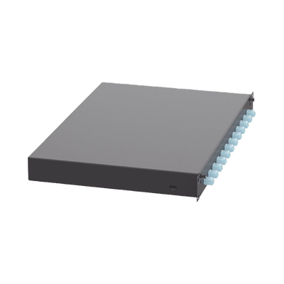 Distribuidor de Fibra Óptica, Con 12 Conectores LC Duplex (24 Fibras), Para Fibra Multimodo OM3/OM4, 1 UR