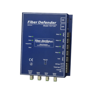 Sensor de Seguridad Perimetral por Fibra Óptica Sensitiva / 4 zonas / 800 metros máximo por zona