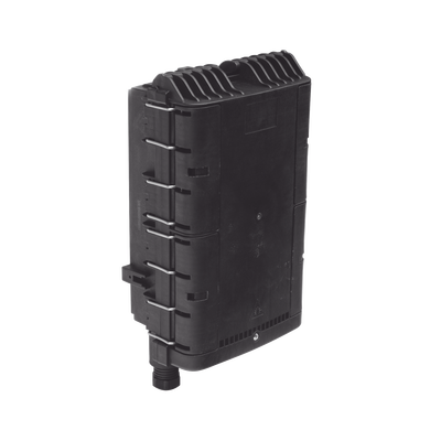 Caja de Distribución de Fibra Óptica para 48 empalmes con 16 acopladores SC/APC, enterrado directo, IP68 Caja de Distribución de Fibra Óptica para 48 empalmes con 16 acopladores SC/APC, enterrado directo, IP68