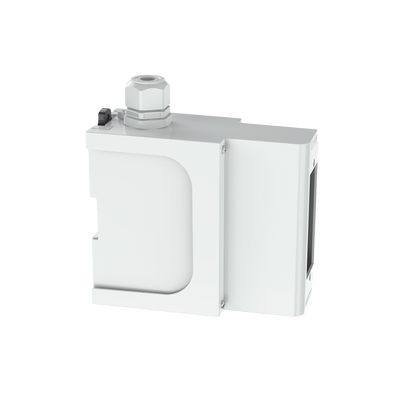 Panel de Parcheo Modular para Fibra Óptica, de Instalación en Riel DIN Estándar de 35mm, Acepta Una Placa Acopladora FAP, De Profundidad Extendida, Color Gris