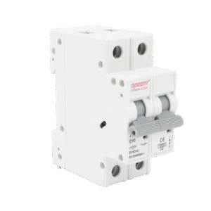 Protección Térmica/ Interruptor 2P, 10 A, Corriente Alterna 400 Vca para Aplicación Fotovoltaica Montaje Riel DIN