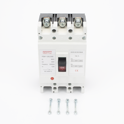 Protección Térmica/ Interruptor 3P, 100A, Corriente Alterna 690 V CA Trifásica.