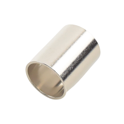 Férula-Casquillo en Chapa de Níquel para Plegar en Cables del Grupo E, I como RG-8/U, RG-213/U, LMR-400.