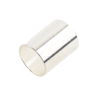 Férula-Casquillo en Chapa de Plata para Plegar en Cables del Grupo E, I como RG-8/U, RG-213/U, LMR-400.