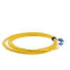 Jumper de Fibra Óptica Monomodo (OS2), XGLO, Riser, LC/UPC-LC/UPC Duplex, OFNR, Color Amarillo, 7 Metros Jumper de Fibra Óptica Monomodo (OS2), XGLO, Riser, LC/UPC-LC/UPC Duplex, OFNR, Color Amarillo, 7 Metros