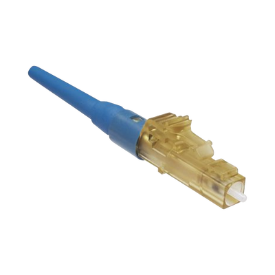Conector de Fibra Óptica LC Simplex OptiCam, Monomodo 9/125 OS2, Pre-pulido, Color Azul Conector de Fibra Óptica LC Simplex OptiCam, Monomodo 9/125 OS2, Pre-pulido, Color Azul