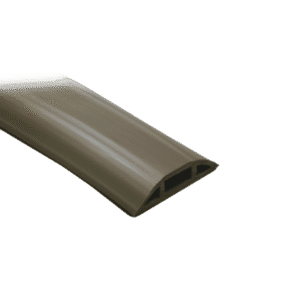 Canaleta flexible color cafe de PVC auto extinguible tramo de 2.5m