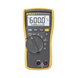 Multímetro Digital Básico para Electricista, Uso con Voltaje Máximo de 600 V y Pantalla LED Retroiluminada Multímetro Digital Básico para Electricista, Uso con Voltaje Máximo de 600 V y Pantalla LED Retroiluminada
