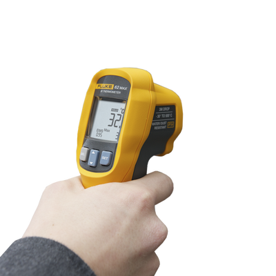 Termómetro IR Para Medición de Temperatura de -30ºC a 500ºC, Con Precisión +-1.0%, y Clasificación IP54 de Resistencia al Agua y Polvo