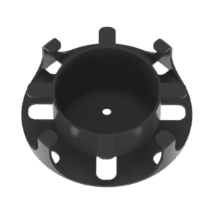 Administrador de Fibra Óptica en Paneles Opticom de 1 UR, Color Negro, 2 Piezas