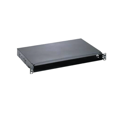 Panel de Distribución de Fibra Óptica, Acepta 4 Casetes QuickNet o Placas FAP/FMP con Panel CFAPPBL1 (No Incluido), Bandeja Fija, Hasta 96 Fibras, Color Negro, 1UR Panel de Distribución de Fibra Óptica, Acepta 4 Casetes QuickNet o Placas FAP/FMP con Panel CFAPPBL1 (No Incluido), Bandeja Fija, Hasta 96 Fibras, Color Negro, 1UR