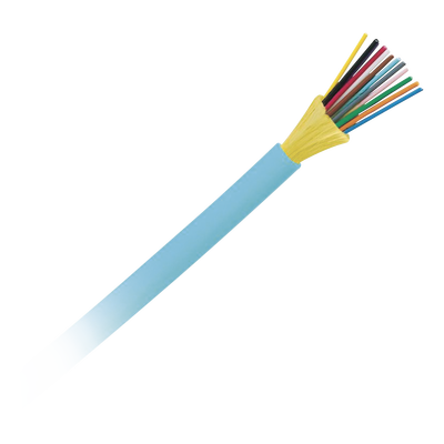 Cable de Fibra Óptica de 12 hilos, Multimodo OM4 50/125 Optimizada, Interior, Tight Buffer 900um, No Conductiva (Dieléctrica), OFNP (Plenum), Precio Por Metro Cable de Fibra Óptica de 12 hilos, Multimodo OM4 50/125 Optimizada, Interior, Tight Buffer 900um, No Conductiva (Dieléctrica), OFNP (Plenum), Precio Por Metro