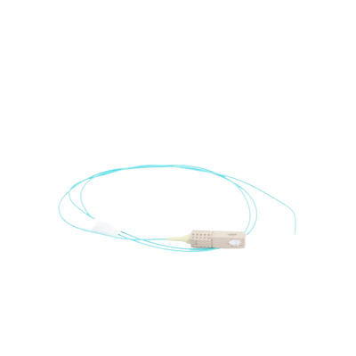 Pigtail de Fibra Óptica LC Simplex, Multimodo OM3 XGLO 50/125, OFNR, Color Aqua, 1 Metro Pigtail de Fibra Óptica LC Simplex, Multimodo OM3 XGLO 50/125, OFNR, Color Aqua, 1 Metro