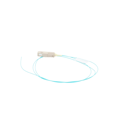 Pigtail de Fibra Óptica LC Simplex, Multimodo OM3 XGLO 50/125, OFNR, Color Aqua, 1 Metro Pigtail de Fibra Óptica LC Simplex, Multimodo OM3 XGLO 50/125, OFNR, Color Aqua, 1 Metro