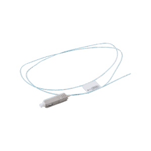 Pigtail de Fibra Óptica SC Simplex, Multimodo OM3 XGLO 50/125, OFNR, Color Aqua, 1 Metro