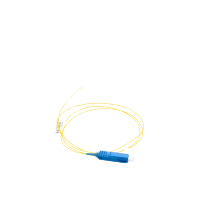 Pigtail de Fibra Óptica SC/UPC Simplex, Monomodo OS1/OS2 XGLO, OFNR, Color Amarillo, 1 Metro Pigtail de Fibra Óptica SC/UPC Simplex, Monomodo OS1/OS2 XGLO, OFNR, Color Amarillo, 1 Metro