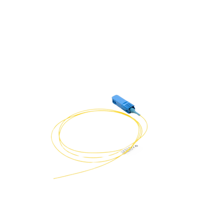 Pigtail de Fibra Óptica SC/UPC Simplex, Monomodo OS1/OS2 XGLO, OFNR, Color Amarillo, 1 Metro Pigtail de Fibra Óptica SC/UPC Simplex, Monomodo OS1/OS2 XGLO, OFNR, Color Amarillo, 1 Metro